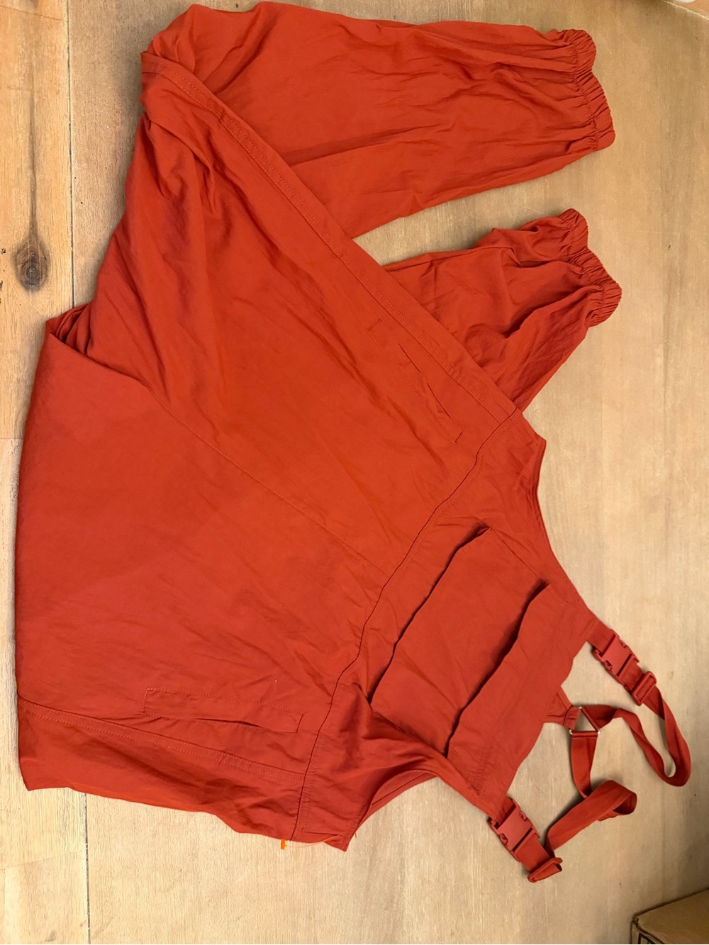 Women’s Rust Orange Strappy Jumpsuit